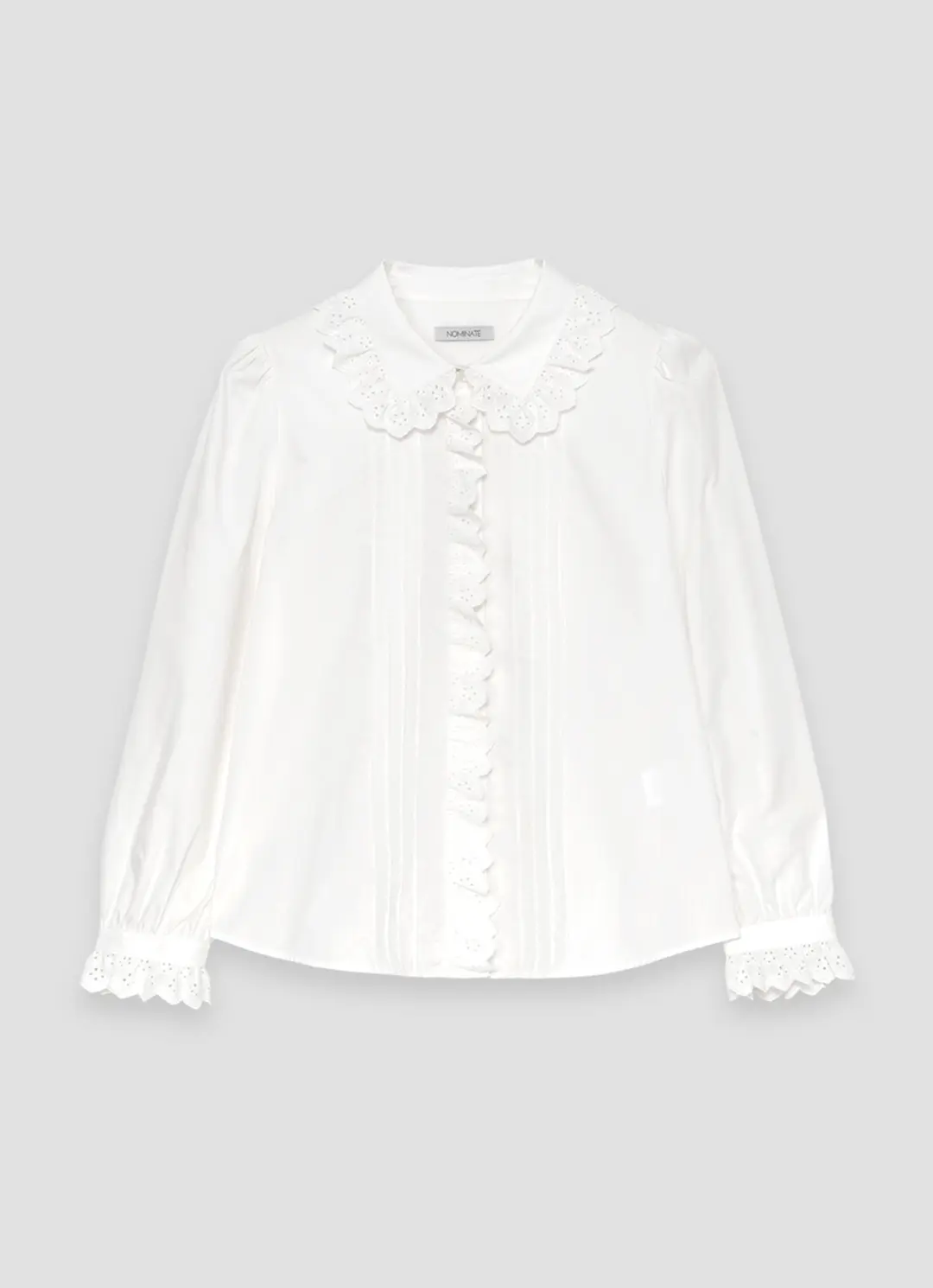 노미나떼 Sophie Lace Blouse (Ivory) 상품 이미지 1