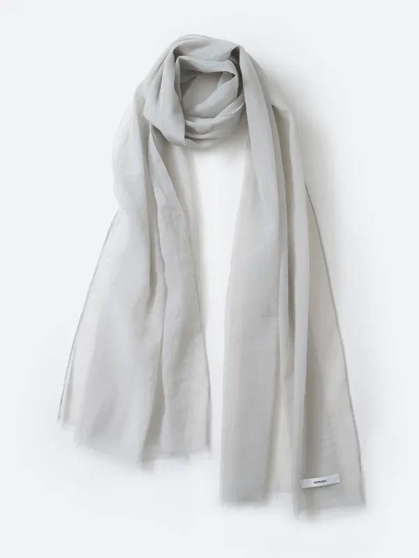 3rd /Sheer Veil Scarf (grey)