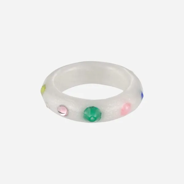 azura ring-white