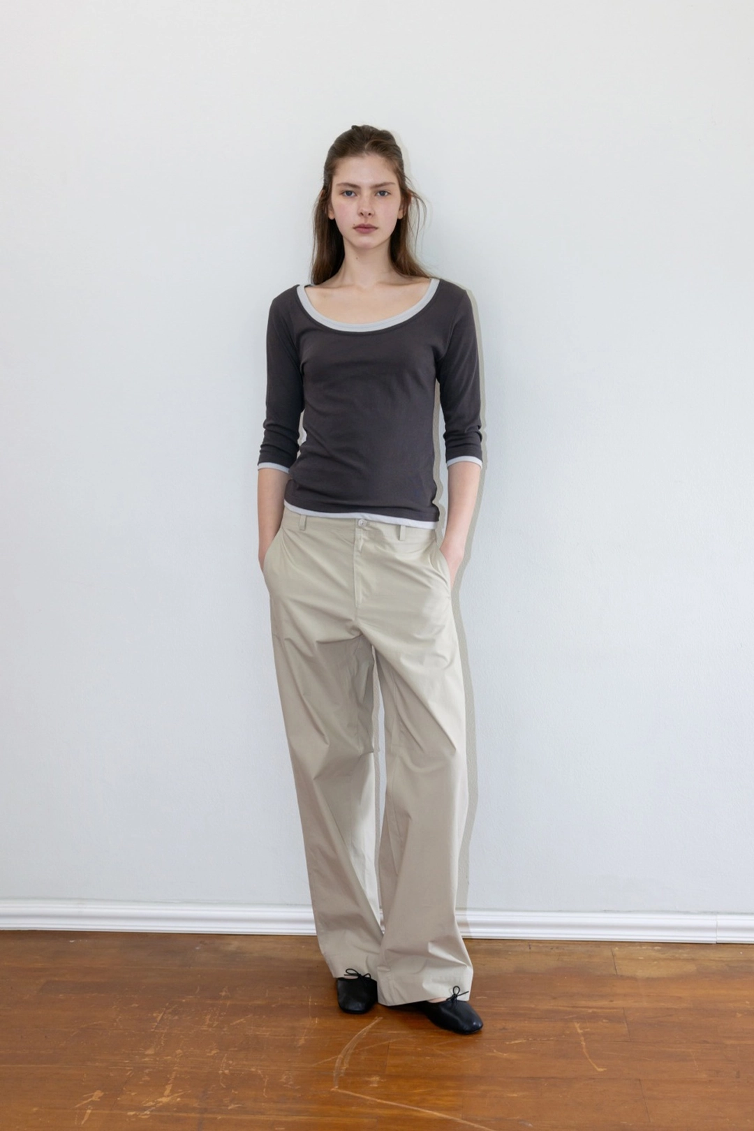 더릴 [4th] Dusk Cotton pants_Beige 상품 이미지 1