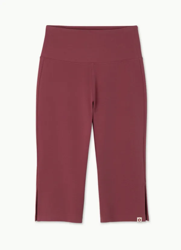 Biker middle pants_Deep Claret
