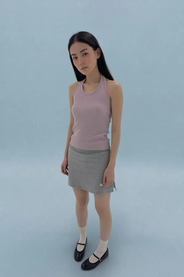 Core Halter Top / Sand Pink