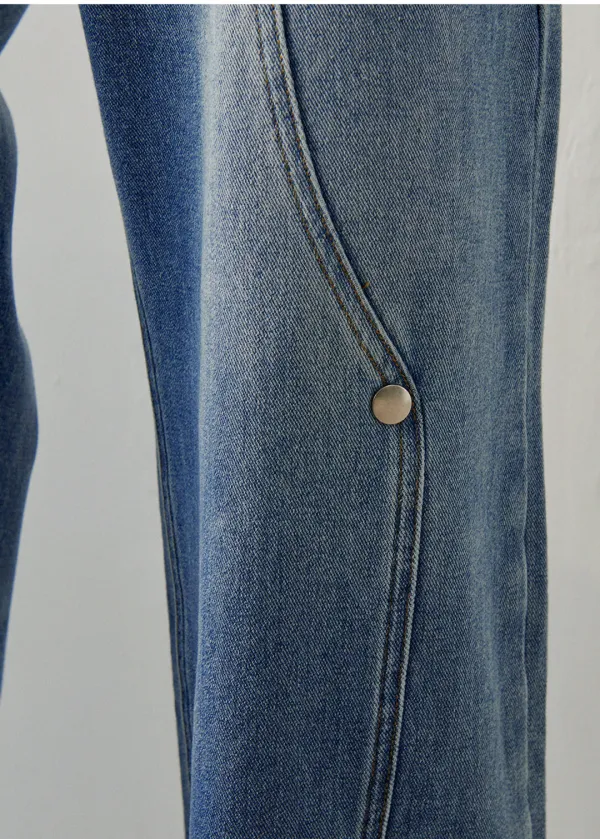  [25-36]  Keen Line Point Denim Pants  킨 라인 포인트 데님 팬츠 (데일리룩-캐주얼룩-데님팬츠-빅사이즈팬츠-출근룩-데일리팬츠-빅사이즈-자체제작) 