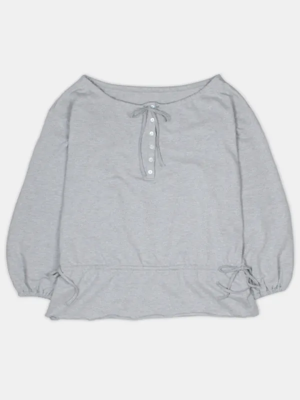 jersey comfy blouse (melange)
