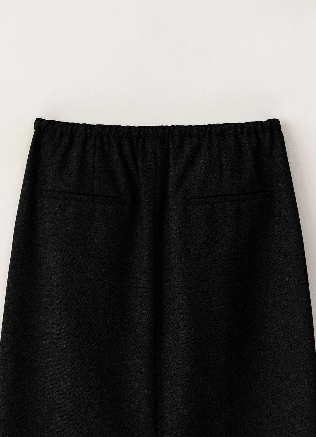 페블엠 Wool String Maxi Skirt - Black 상품 이미지 3