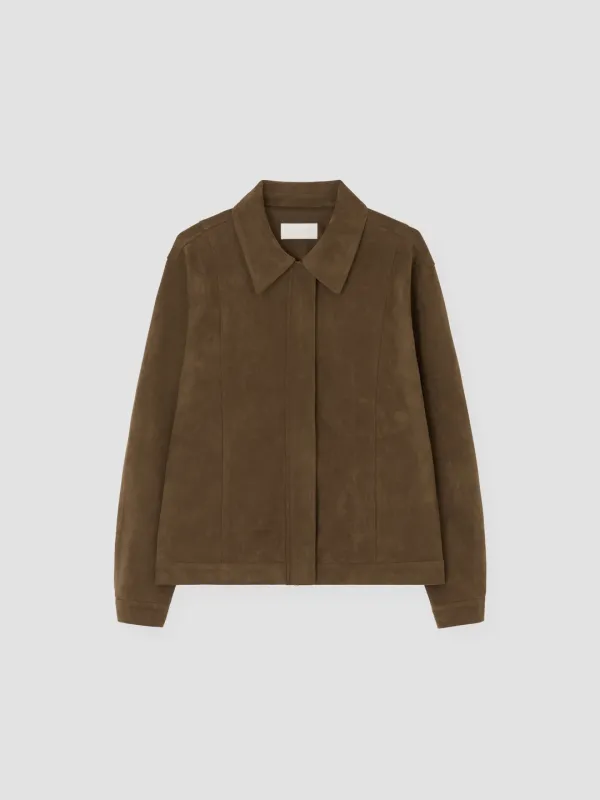 SANDY SUEDE BLOUSON JACKET_CAMEL BROWN_OE3C2MJK92BRC