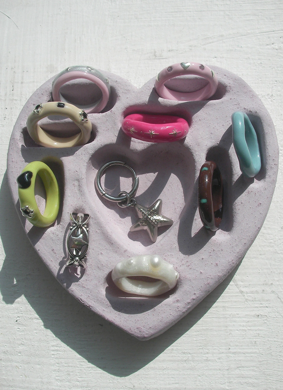 엔프프 ceramic heart holder-matte purple 상품 이미지 2