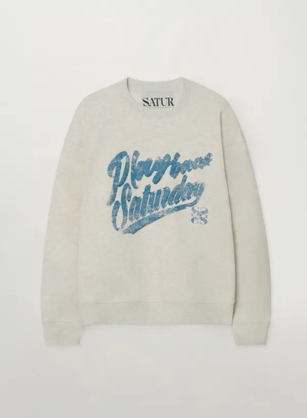 Playback Saturday Sweatshirt - Oatmeal