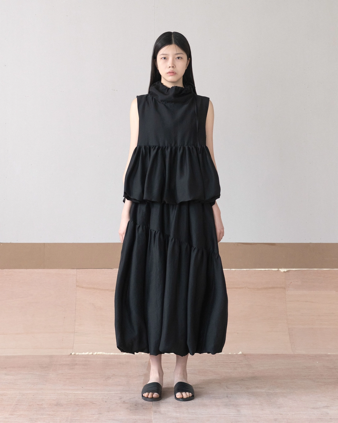 유노이아 off neck moss vest (open, 단독 주문 시 선발송) 상품 이미지 1