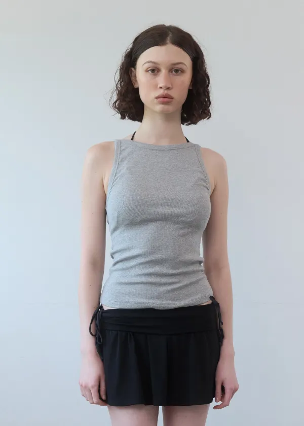 Reversible Sleeveless Top_Melange Grey
