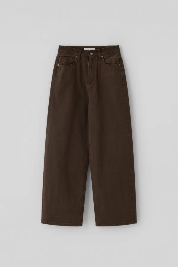 T/T Reno wide denim (brown)