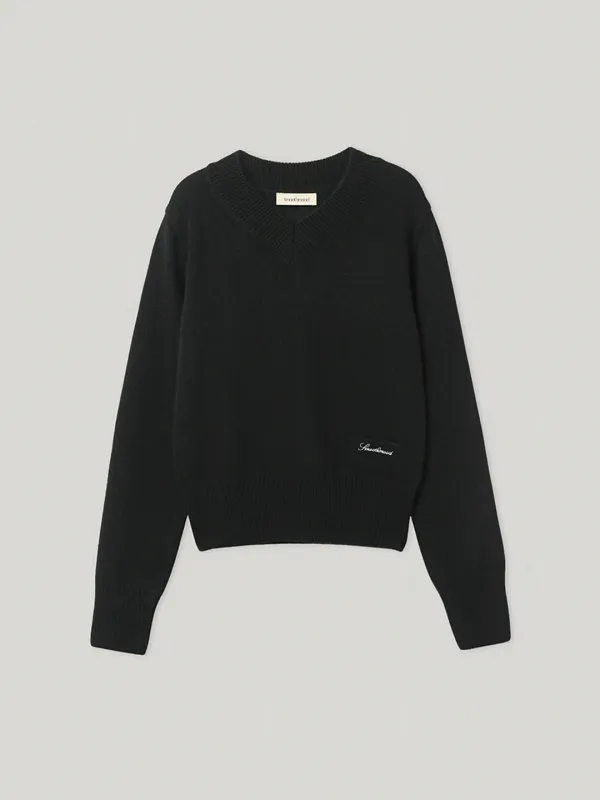 Yana Bow Knit Black (2nd)