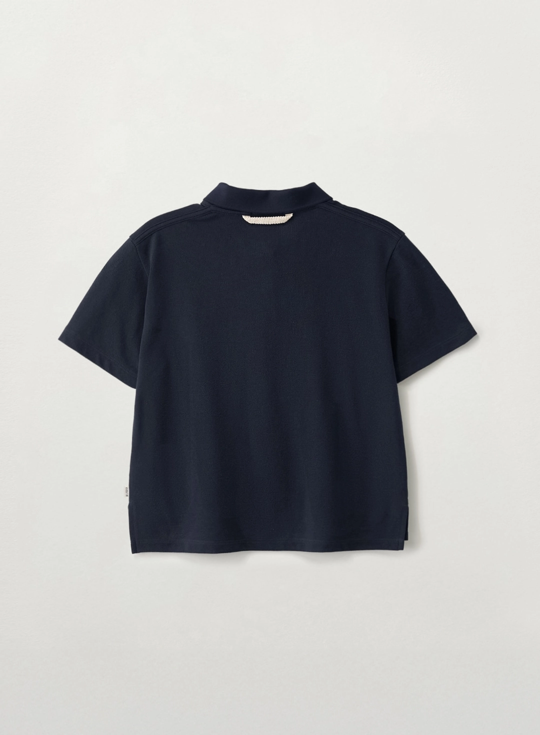세터 (W) Loren Pique Polo T-Shirt - Navy 상품 이미지 2
