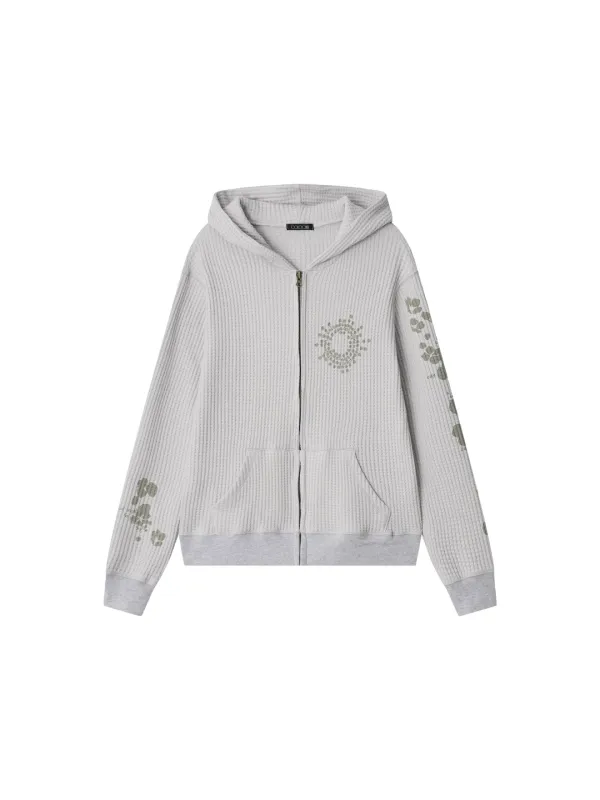 Pre-Release༺ ❀ ✲3RD HERBA HOOD ZIP-UP MELANGE GRAY
