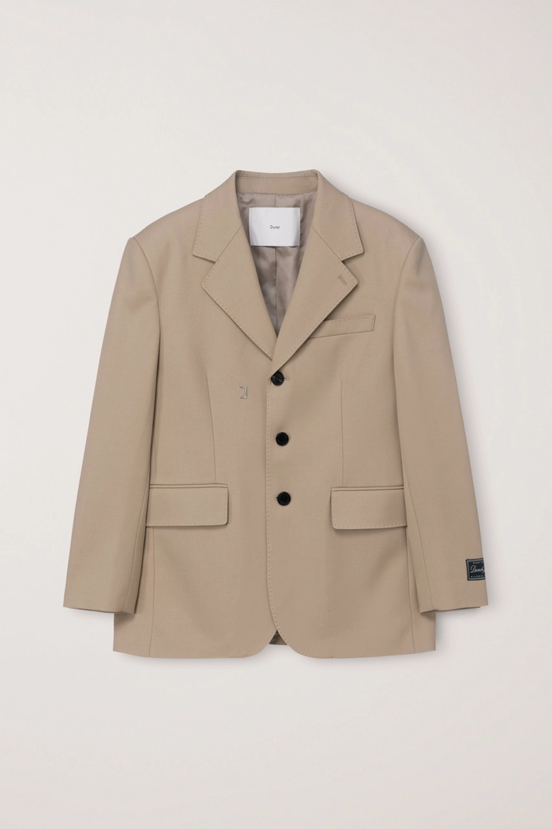던스트 [FALL IN BROWN] UNISEX REFINED MASCULINE WOOL BLAZER CARAMEL BEIGE_UDJA6C105CM 상품 이미지 1