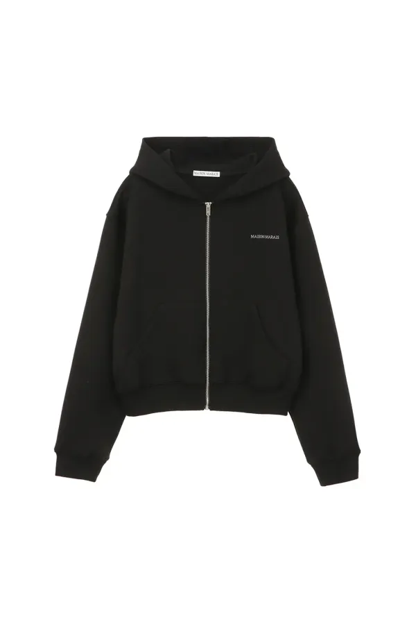 MM Hood Zip-up, Black