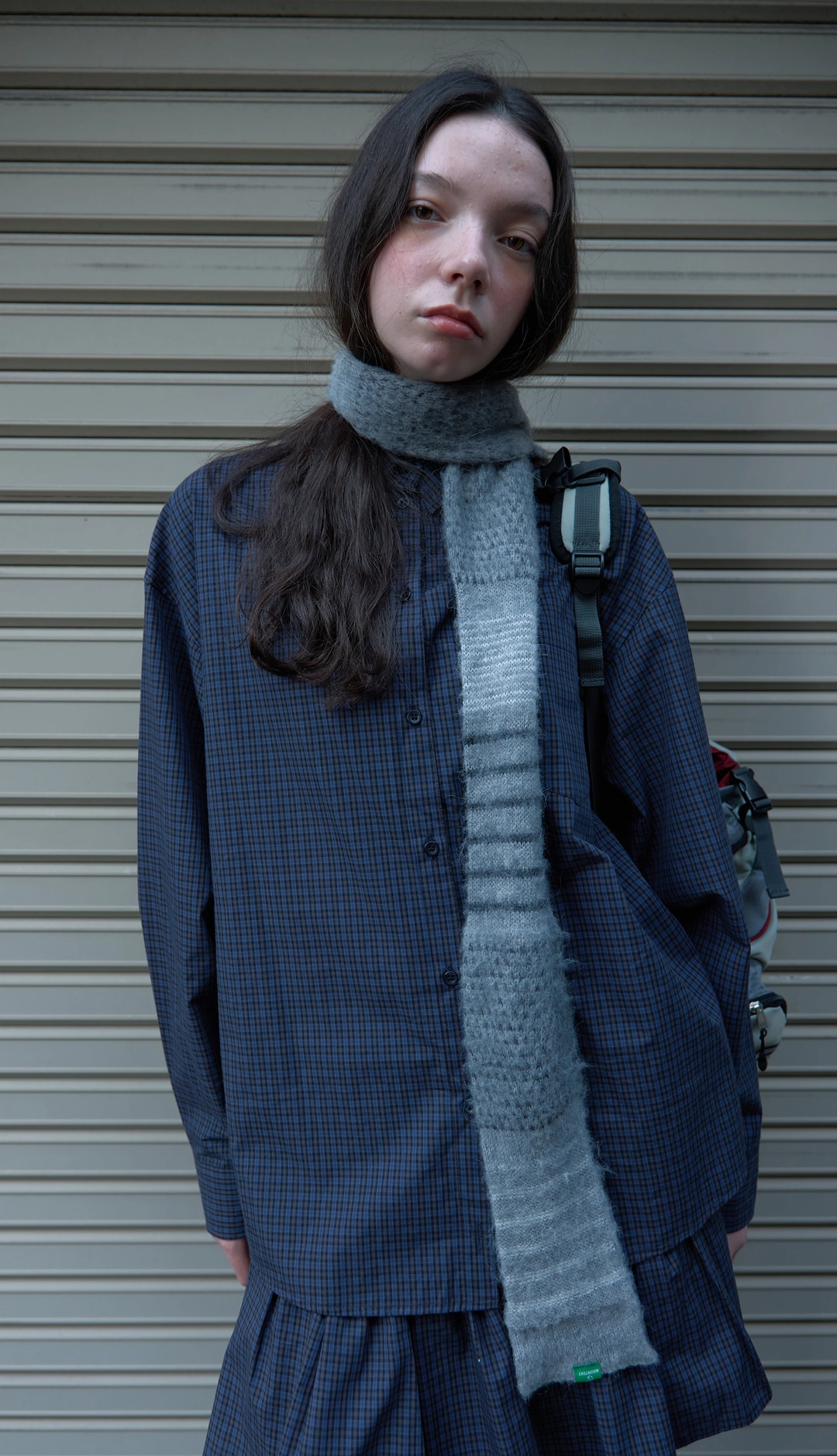 노컨텐츠 298. Airy Muffler _ Grey 상품 이미지 2