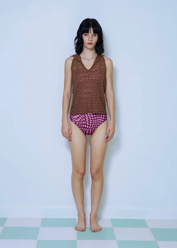 Cover-Up Lace Hoodie_Brown