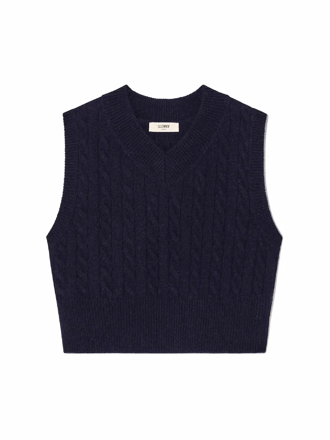 글로니 G CLASSIC WOOL MINI VEST (NAVY) 상품 이미지 3