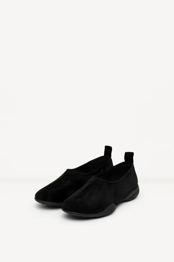 Drain Suede Shoes black