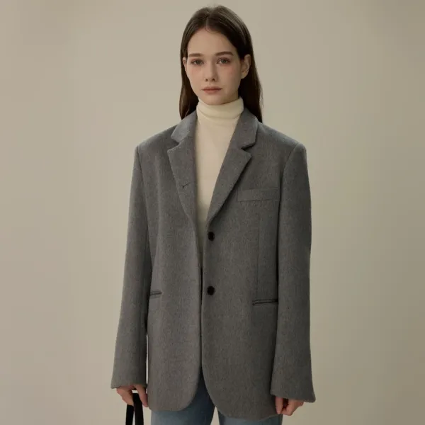 Hairy Wool Jacket_2Color