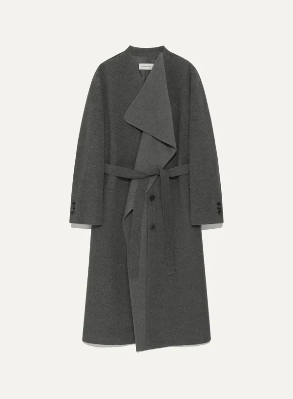 Draped Pannel Coat Dust