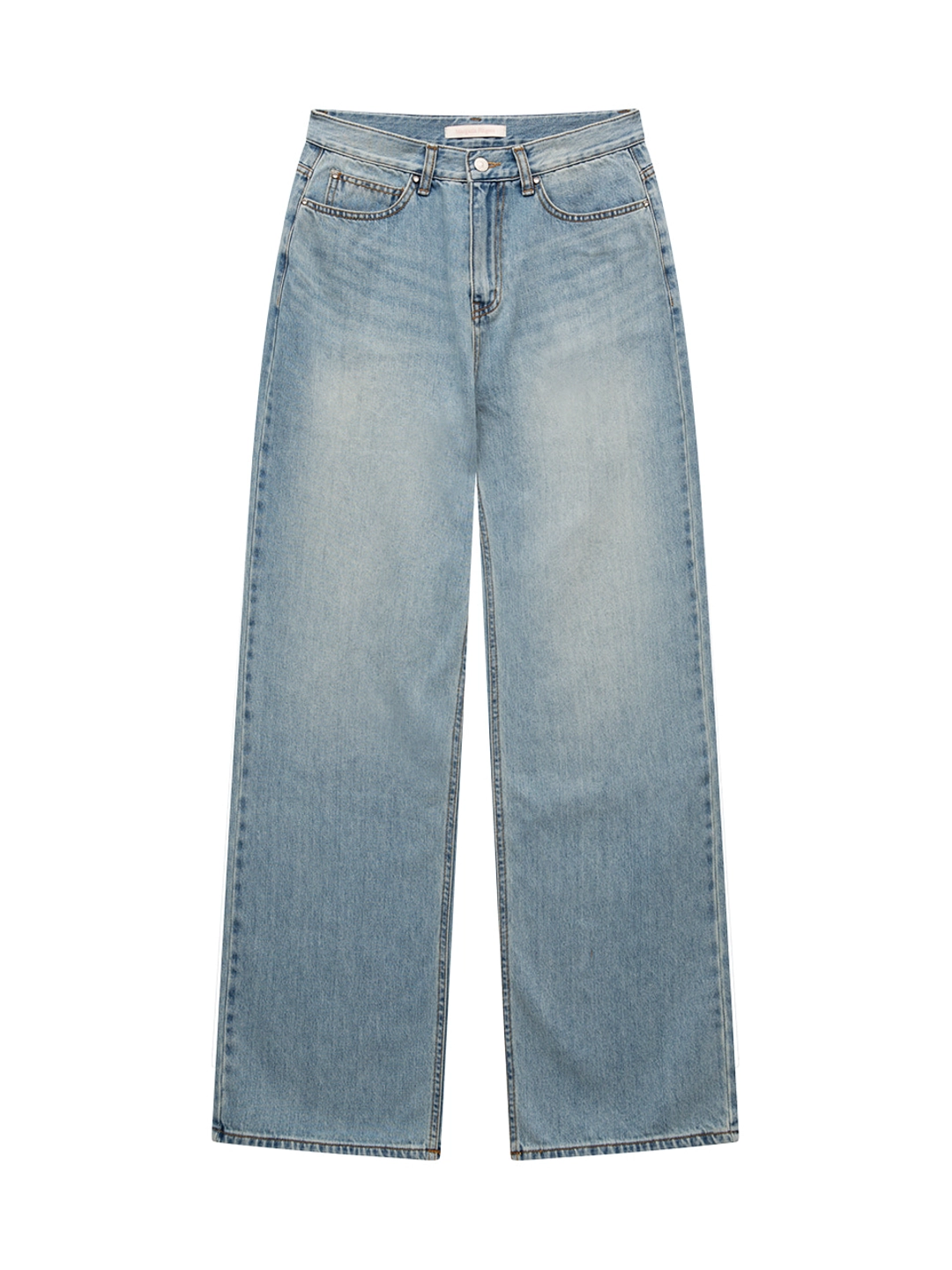마가린핑거스 RIVET WIDE DENIM PANTS (LIGHT BLUE) 상품 이미지 3