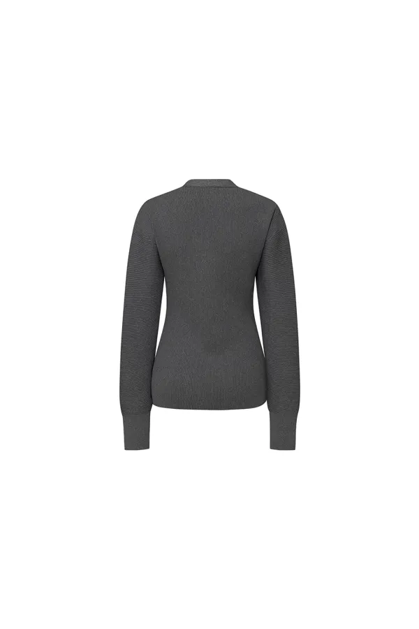 CONTOUR CARDIGAN [GREY]