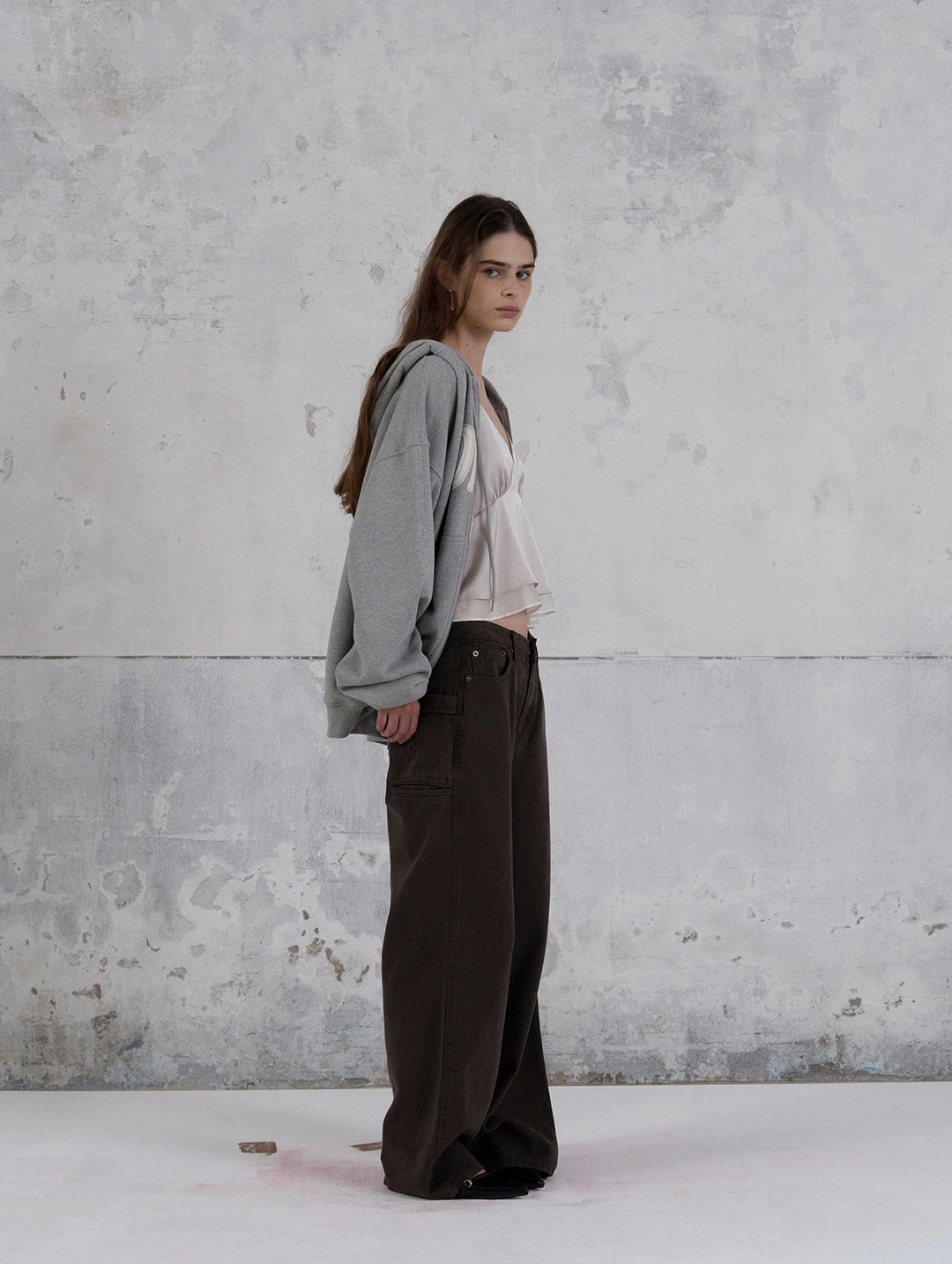포에토 [5th] Faded rough oxford pants 상품 이미지 2