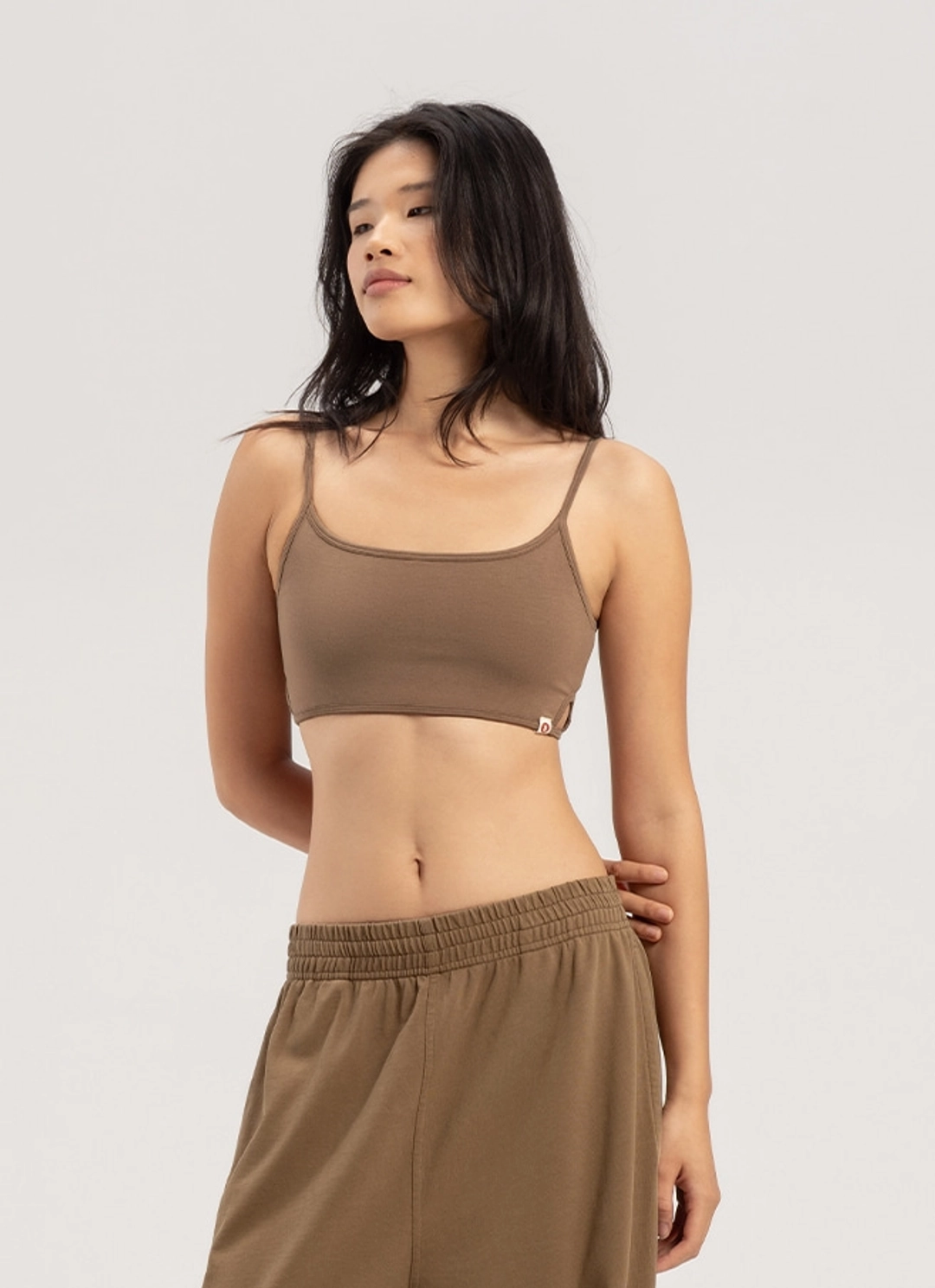 부디무드라 Side cut bra top_Coca Mocha 상품 이미지 3