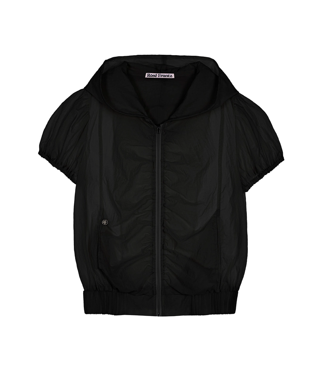 로제프란츠 Half Shirring Windbreaker [Black] 상품 이미지 2