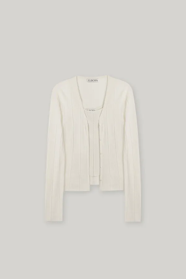 Posie Knit Cardigan Set-up