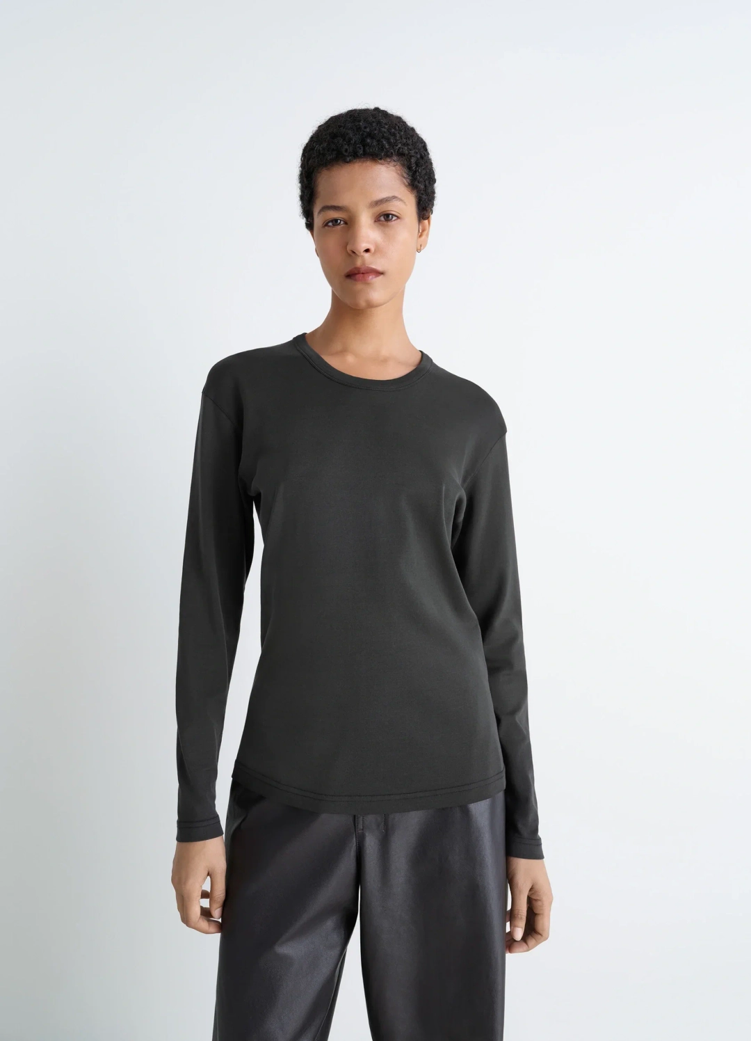 르메르 RIB LONG SLEEVE TOP IN JERSEY 상품 이미지 1