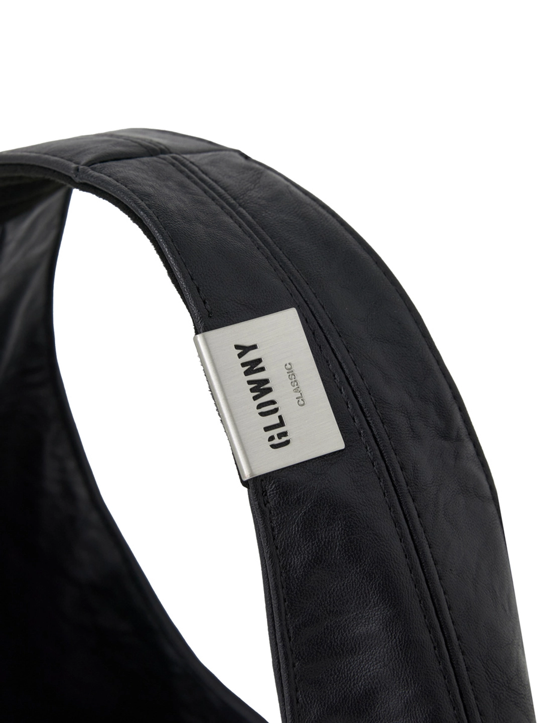 글로니 G LEATHER HALF SHOULDER BAG (BLACK) 상품 이미지 2