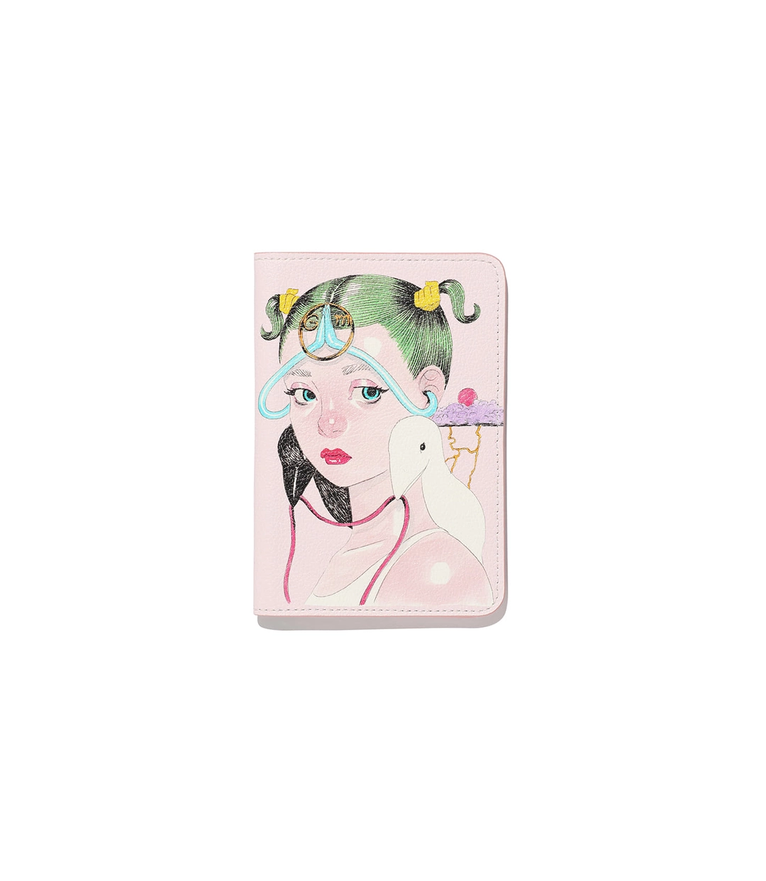 나이스고스트클럽 gakiya isamu passport case[pink] 상품 이미지 2