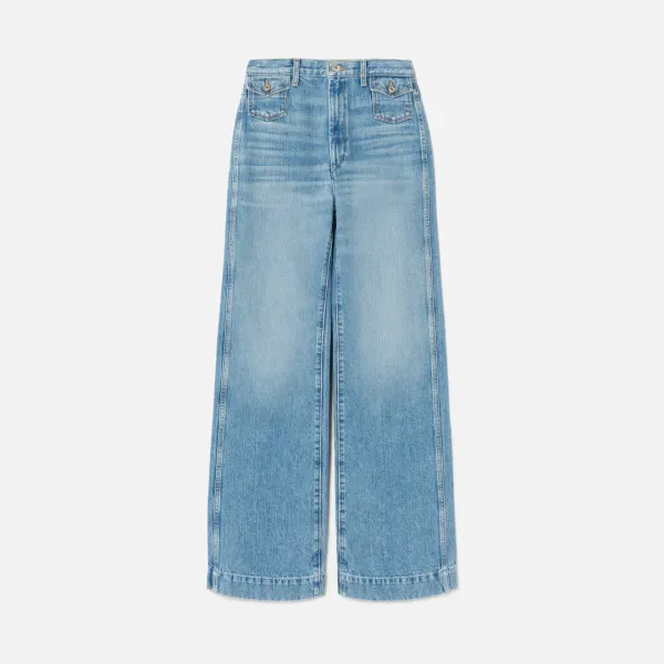 70s Pocket Wide Leg - Vintage Fade