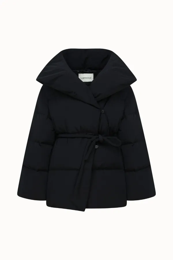 [5차 리오더]High-Neck Goose Padding[LMBFWI24PD901]-Black