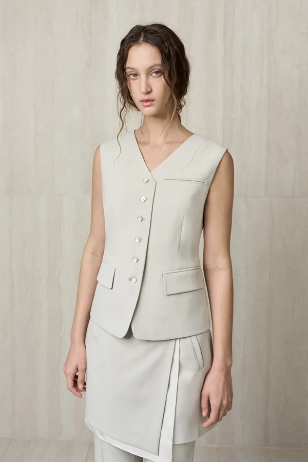 TAILORED VEST TOP