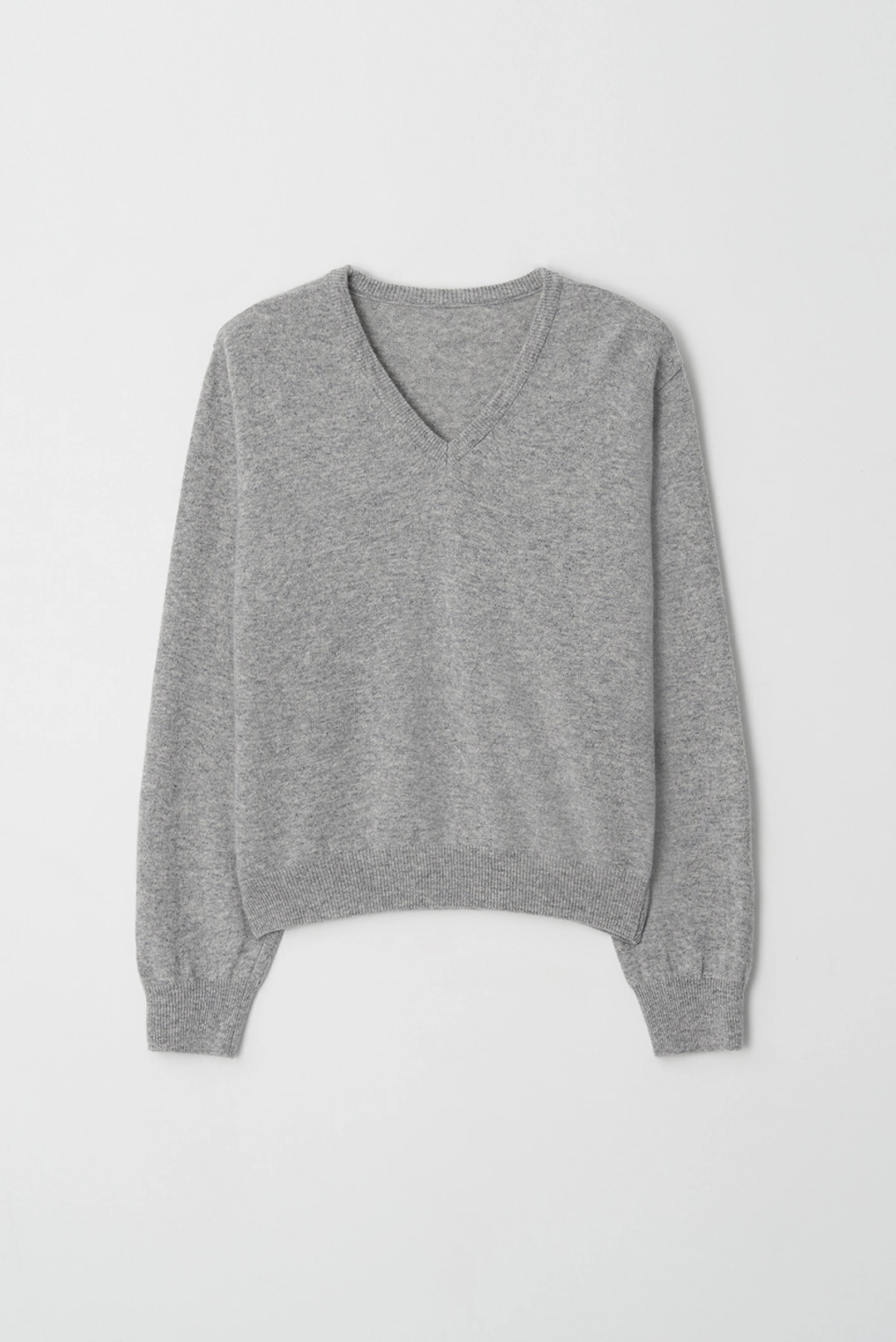 브렌다 브렌든 renee v-neck knit - grey 상품 이미지 1