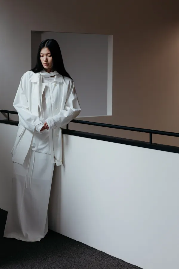 Work Safari Jacket_Ivory