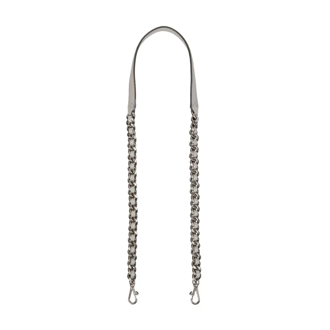 분크 [아울렛] Braid Leather Chain Strap (브레이드 레더 체인 스트랩) Light Beige 상품 이미지 1
