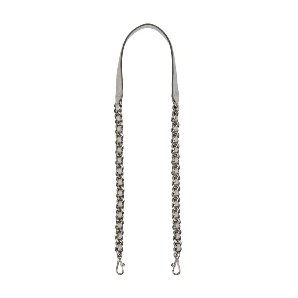 [아울렛] Braid Leather Chain Strap (브레이드 레더 체인 스트랩) Light Beige