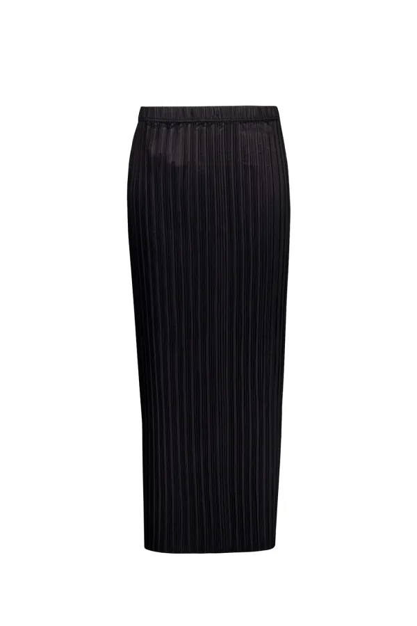 AIRY SHEEN SKIRT (BLACK)