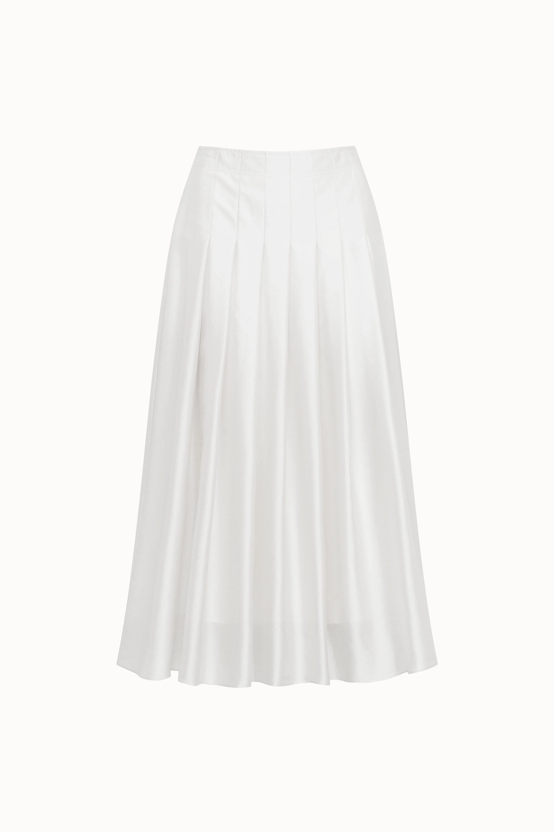 라메레이 Sheer Pleats skirt [LMBFSP25SK5403]-White 상품 이미지 1