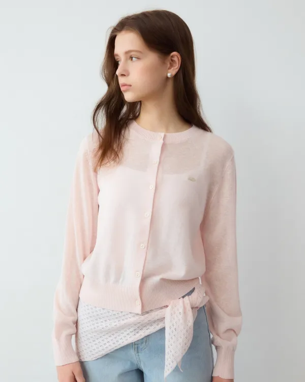 Layered shawl knit cardigan - 5color