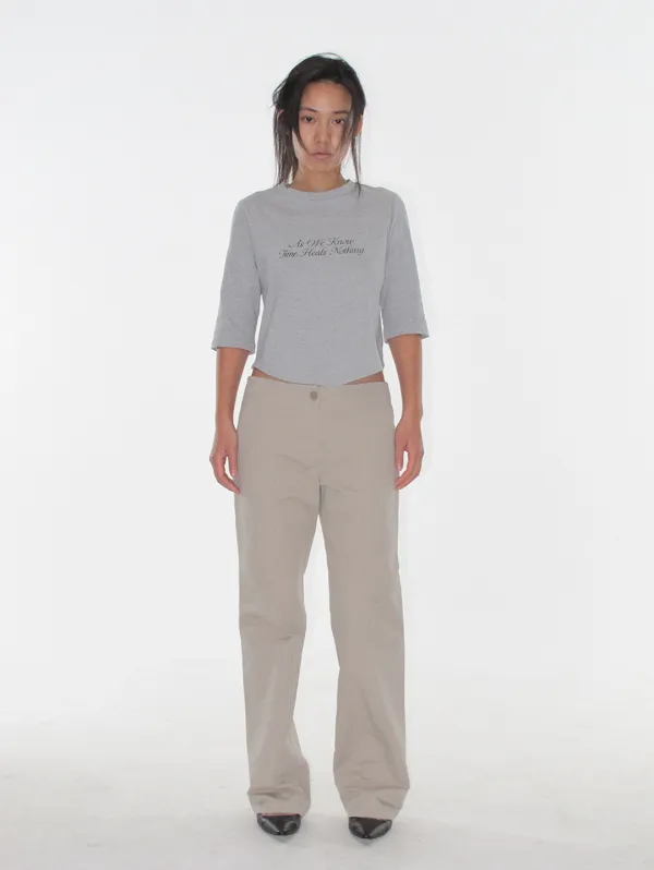 Nothing Printing Gray T-shirt