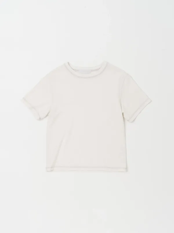 VINTAGE COTTON TEE IN IVORY