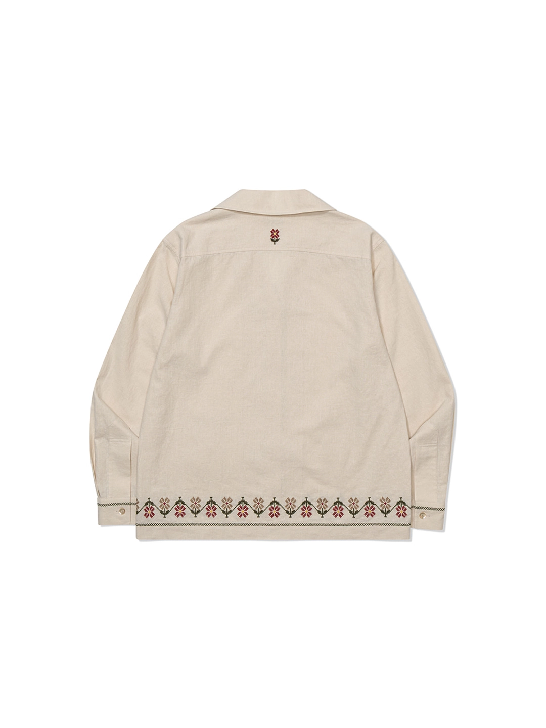 프리터 Gardener Embroidery Shirt Beige_F253ST06 상품 이미지 3