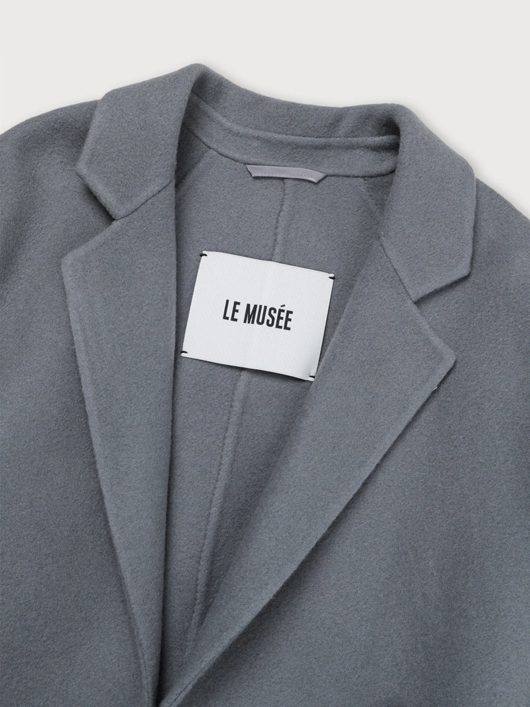 뮤제 [REFURB] MAGOT Reversible Merino Wool Handmade Coat_Charcoal 상품 이미지 3