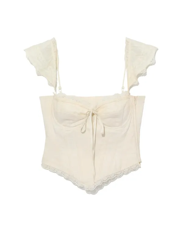 POWDER CORSET TOP (ECRU)